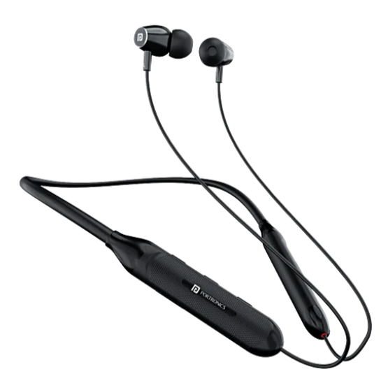 Portronics Harmonics Z7 Bluetooth Wireless Sports In-Ear Headset - Black, 1 pc