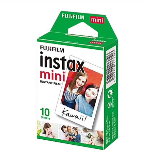 Instax Mini Film Pack Of 10 Film Sheets (Glossy Finish, 16386004, White), 1 Unit
