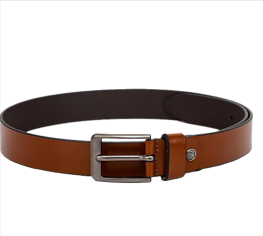 Ally Carter Men Leather Belt - Tan Brown