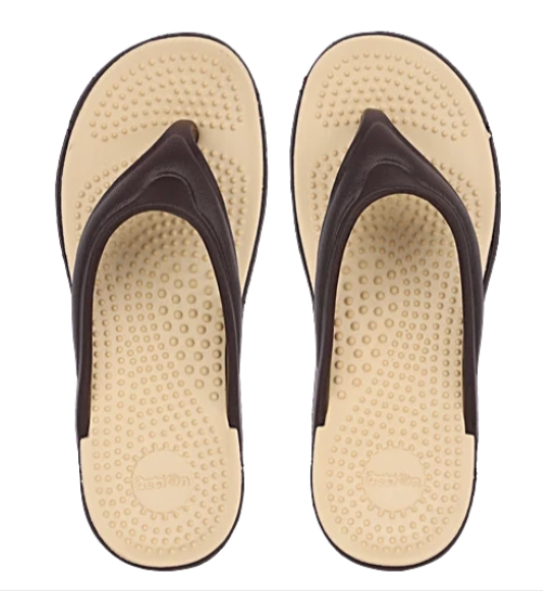 Action HRAN-13 Eva Orthopedic Slippers For Women - Beige