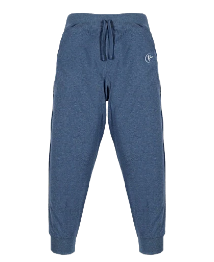 Kiddopanti Kids Blue Textured Track Pants